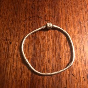 Authentic Sterling silver pandora bracelet 8 inch